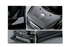 48005 | Killerbody 1/10 Mitsubishi Evolution X Black Painted Body Shell -Killerbody Sales Shop KIL 48005 06 1200x800 1