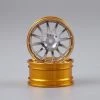 48075SIGY | Killerbody 1.9" Gold/Silver Aluminium Rims 2Pcs