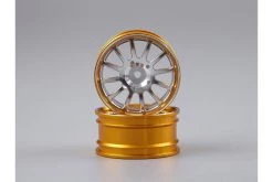 48075SIGY | Killerbody 1.9" Gold/Silver Aluminium Rims 2Pcs