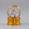 48079SIGY | Killerbody 1.9" Gold/Silver Aluminium Camaro 5 Spoke T-Drift Rims 2Pcs