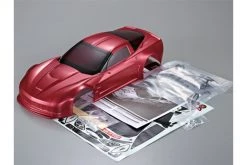 48147 | Killerbody 1/10 Corvette GT2 Iron Oxide Red Painted Body Shell W/ Decal Sheet
