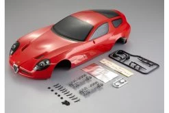 48297 | Killerbody 1/10 Alfa Romeo TZ3 Corsa Red Painted Body Shell W/ Accessories