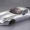 48301 | Killerbody 1/10 Alfa Romeo TZ3 Corsa Silver Painted Body Shell