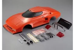 48309 | Killerbody 1/10 Lancia Stratos 1977 Giro D'Italia Orange Painted Body Shell W/ Accessories