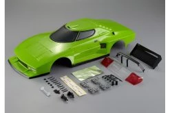48311 | Killerbody 1/10 Lancia Stratos 1977 Giro D'Italia Green Painted Body Shell W/ Accessories