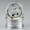 48364 | Killerbody 1.9" Chrome 5 Spoke T-Drift Rims 4Pcs W/ 6mm Offset
