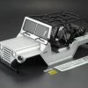 48443 | Killerbody 1/10 Crawler Warrior Silver Painted Body Shell W/ Light Bucket Assembly