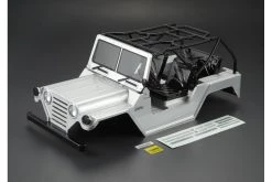 48443 | Killerbody 1/10 Crawler Warrior Silver Painted Body Shell W/ Light Bucket Assembly