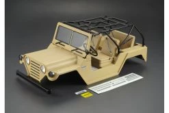 48447 | Killerbody 1/10 Crawler Warrior Matte Military Desert Painted Body Shell W/ Light Bucket Assembly