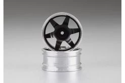 48479BLK | Killerbody 1.9" Black Aluminium Alfa Romeo 155 GTA 5 Spoke Rims 2Pcs