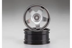 48480SIL | Killerbody 1.9" Silver Aluminium Alfa Romeo 75 Turbo Evoluzione T-Drift Rims 2Pcs