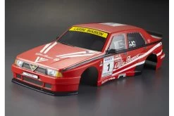 48482 | Killerbody 1/10 Alfa Romeo 75 Turbo Evoluzione Red Painted Body Shell W/ Decals & Accessories