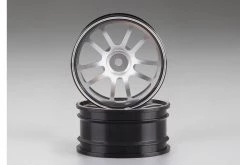 48490SIL | Killerbody 1.9" Silver Aluminium T-Drift Rims 2Pcs