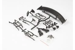 48506 | Killerbody 1/10 Touring Car Carbon Fibre Pattern Body Shell Plastic Parts