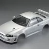 48644 | Killerbody 1/10 Nissan Skyline R34 Pearl White Painted Body Shell