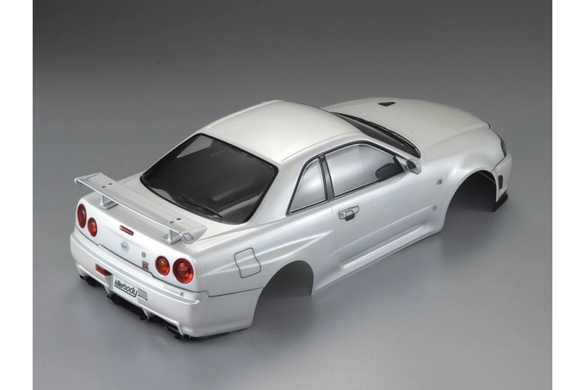 48644 | Killerbody 1/10 Nissan Skyline R34 Pearl White Painted Body Shell 4 48644 | Killerbody 1/10 Nissan Skyline R34 Pearl White Painted Body Shell - Image 4