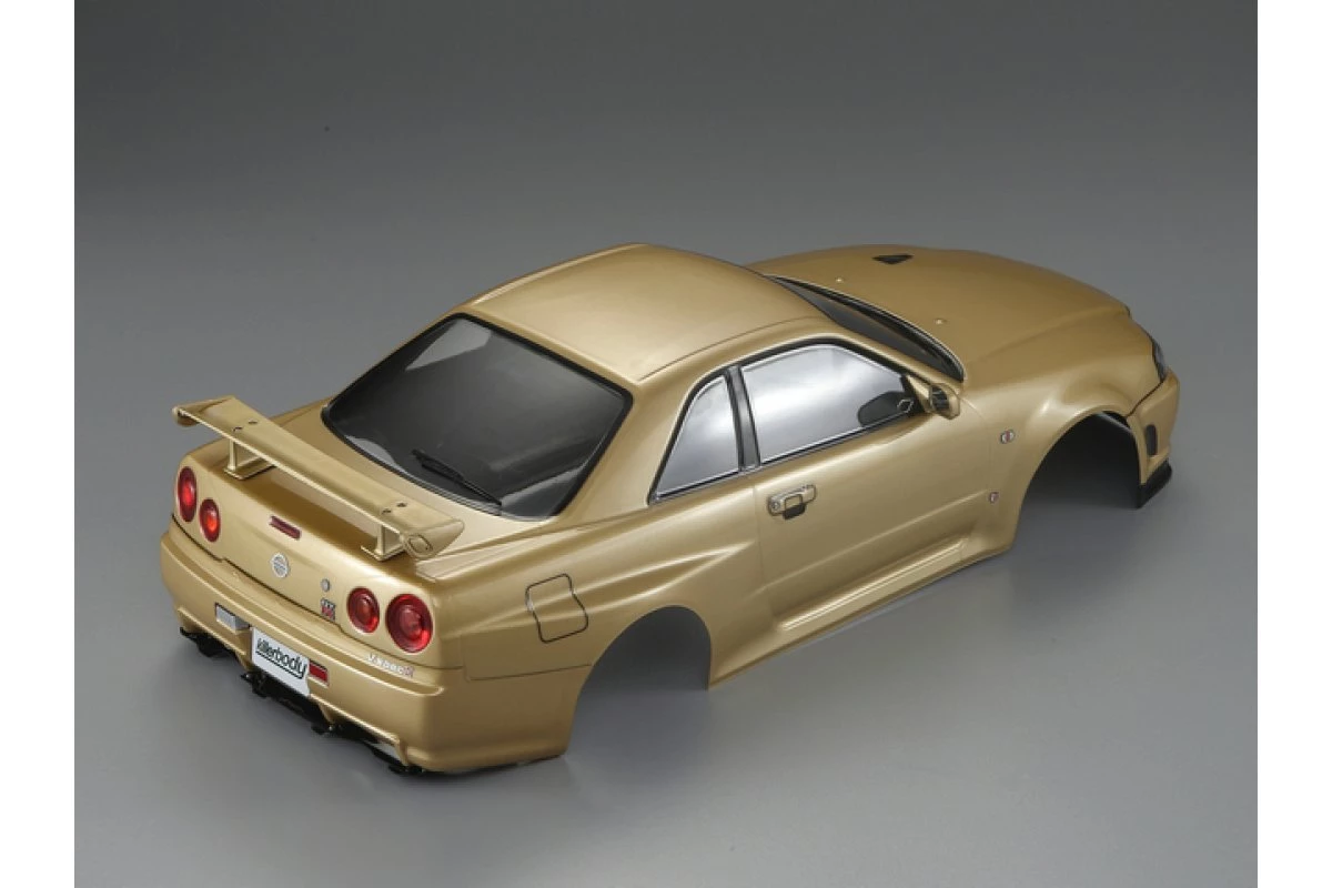 48645 | Killerbody 1/10 Nissan Skyline R34 Champagne Gold Painted Body Shell 3 48645 | Killerbody 1/10 Nissan Skyline R34 Champagne Gold Painted Body Shell - Image 3