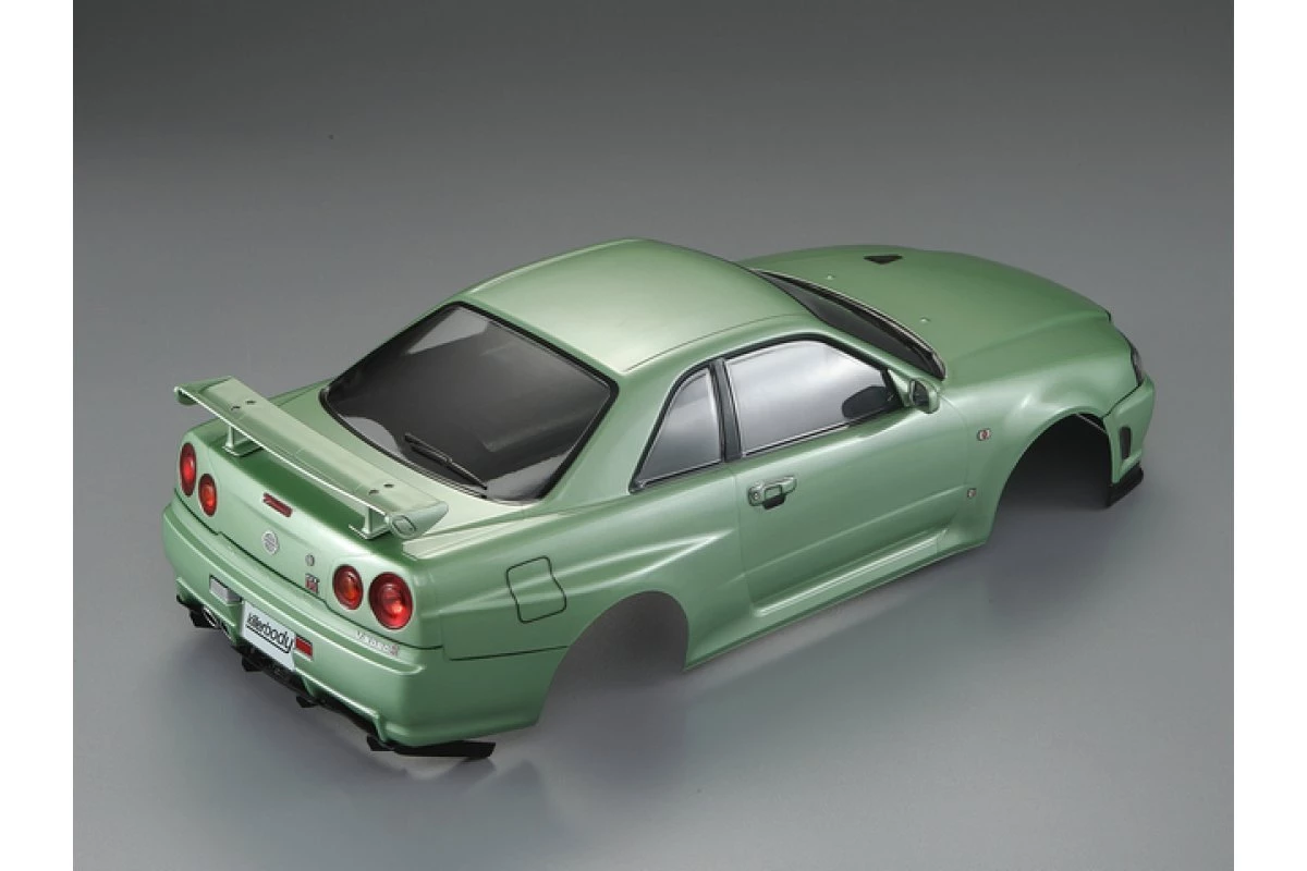 48646 | Killerbody 1/10 Nissan Skyline R34 Champagne Green Painted Body Shell 3 48646 | Killerbody 1/10 Nissan Skyline R34 Champagne Green Painted Body Shell - Image 3
