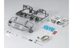 48669 | Killerbody 1/10 Toyota Land Cruiser Silver Grey Alloy Bumper W/ LEDS Upgrade Sets