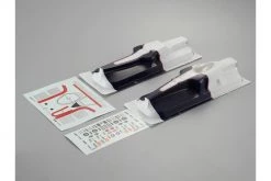 48682 | Killerbody Hover Formula Type R Dark Blue & White Painted Body Shell For Kyosho 1/18 Drone Racer