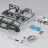 48689 | Killerbody 1/10 Toyota Land Cruiser Matt Black Alloy Bumper W/ LEDS Upgrade Sets