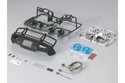 48689 | Killerbody 1/10 Toyota Land Cruiser Matt Black Alloy Bumper W/ LEDS Upgrade Sets