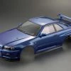 48716 | Killerbody 1/10 Nissan Skyline BNR34 Blue Painted Body Shell W/ Decals