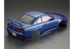 48716 | Killerbody 1/10 Nissan Skyline BNR34 Blue Painted Body Shell W/ Decals -Killerbody Sales Shop KIL 48716 01 1200x800 1