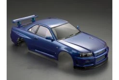 48716 | Killerbody 1/10 Nissan Skyline BNR34 Blue Painted Body Shell W/ Decals -Killerbody Sales Shop KIL 48716 02 1200x800 1