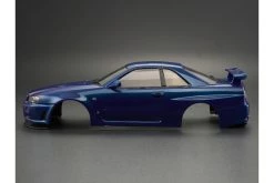 48716 | Killerbody 1/10 Nissan Skyline BNR34 Blue Painted Body Shell W/ Decals -Killerbody Sales Shop KIL 48716 04 1 1200x800 1