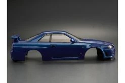 48716 | Killerbody 1/10 Nissan Skyline BNR34 Blue Painted Body Shell W/ Decals -Killerbody Sales Shop KIL 48716 05 1 1200x800 1