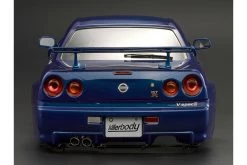 48716 | Killerbody 1/10 Nissan Skyline BNR34 Blue Painted Body Shell W/ Decals -Killerbody Sales Shop KIL 48716 07 1200x800 1