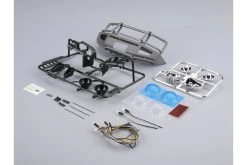 48717 | Killerbody Silver-Grey Aluminium 1/10 TRX-4 Bumper Upgrade Set W/ LEDS