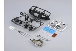 48718 | Killerbody Matte-Black Aluminium 1/10 TRX-4 Bumper Upgrade Set W/ LEDS