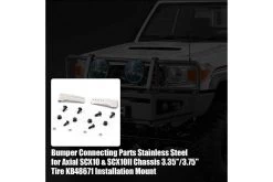 48707 | Killerbody 1/10 SCX10 & SCX10 II Stainless Steel Bumper Mount Kit For 3.35"/3.75" Tyres -Killerbody Sales Shop KIl 48707 02 1200x800 1